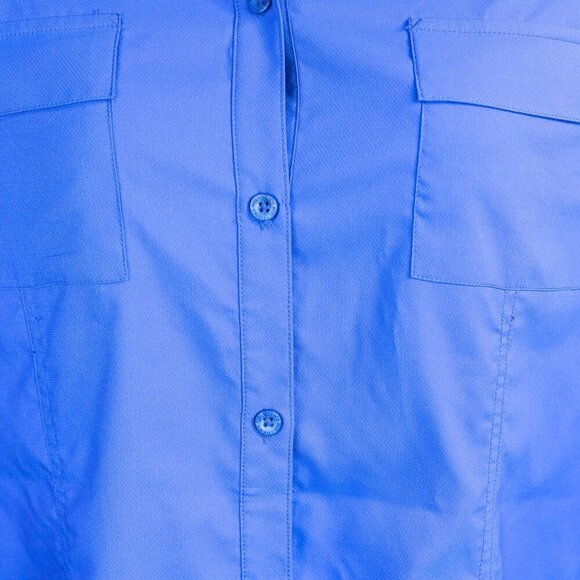 Reel Legends size L Saltwater Performance Outfitters fishing/hiking/camping blue - Picture 3 of 9